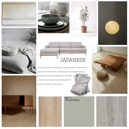 IDI - Japanese Interior Design Mood Board by Vincent .L on Style Sourcebook