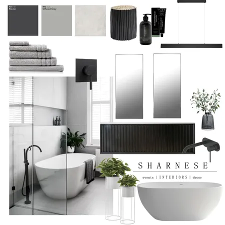 Sleek and Contemporary Bathroom Interior Design Mood Board by jadec design on Style Sourcebook