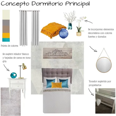 dormitorio principal 2 Interior Design Mood Board by caropieper on Style Sourcebook