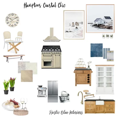 Hamptons Coastal Chic Interior Design Mood Board by Rustic Blue Interiors on Style Sourcebook