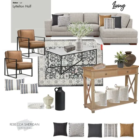 Living Interior Design Mood Board by Sheridan Interiors on Style Sourcebook