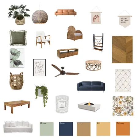 orange aesthetic mood board Interior Design Mood Board by karsynbrown on Style Sourcebook