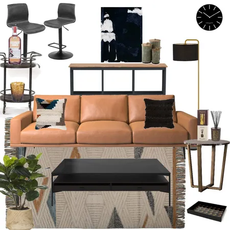 Bachelor Funk Interior Design Mood Board by Maegan Perl Designs on Style Sourcebook