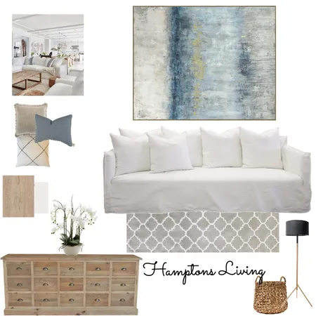 hamptons living Interior Design Mood Board by RebeccaWest on Style Sourcebook