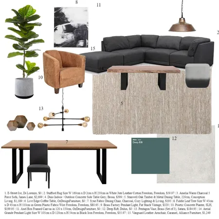 Industrial Moodboard Interior Design Mood Board by taylahdafter on Style Sourcebook