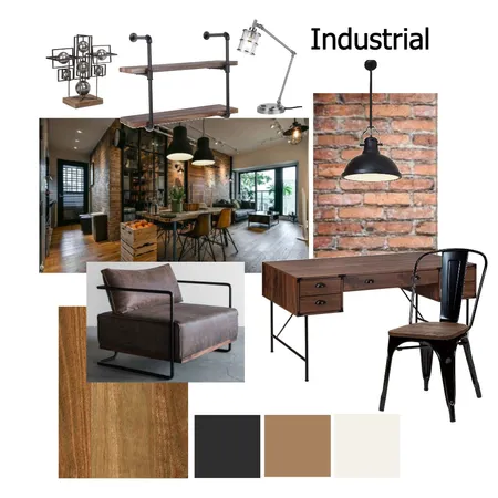 MoodBoard-Industrial Interior Design Mood Board by Jordan Rae Brown on Style Sourcebook