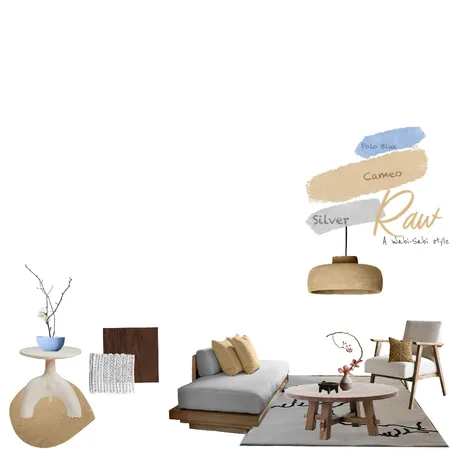 Raw - Wabi-Sabi Interior Design Mood Board by Simina on Style Sourcebook