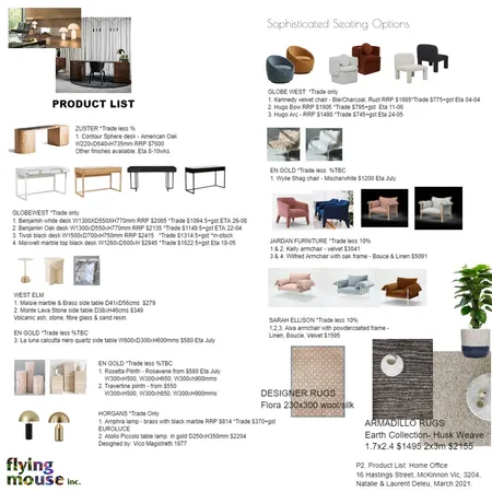 Deleu - Product List: Home office Interior Design Mood Board by Flyingmouse inc on Style Sourcebook