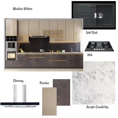 kitchen Interior Design Mood Board by hajira firdous on Style Sourcebook