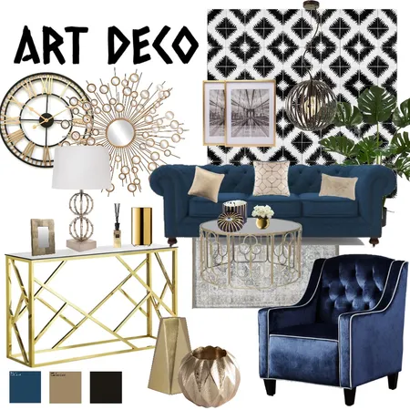 Art Deco Interior Design Mood Board by Bradisha Benjamin on Style Sourcebook