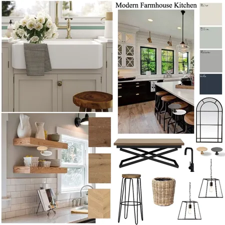 Modern Farmhouse mood board Interior Design Mood Board by AlexBowen on Style Sourcebook