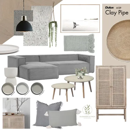 Contemporary Living Interior Design Mood Board by Oleander & Finch Interiors on Style Sourcebook