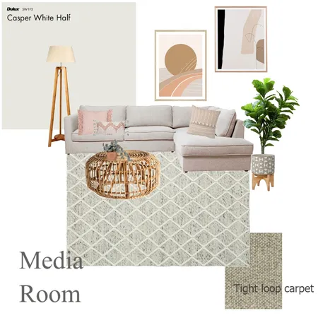 Media Room Interior Design Mood Board by Tash Walker on Style Sourcebook