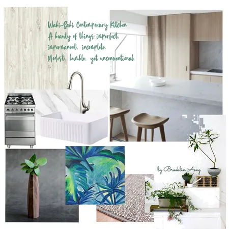 Wabi Sabi Kitchen Interior Design Mood Board by brooklinaeng on Style Sourcebook