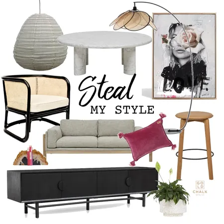 Style to steal Interior Design Mood Board by Kylie Tyrrell on Style Sourcebook