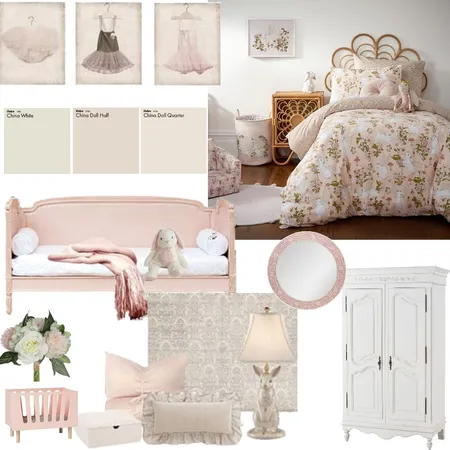 Girl's Bedroom Interior Design Mood Board by Nour.ElKarmalawy on Style Sourcebook