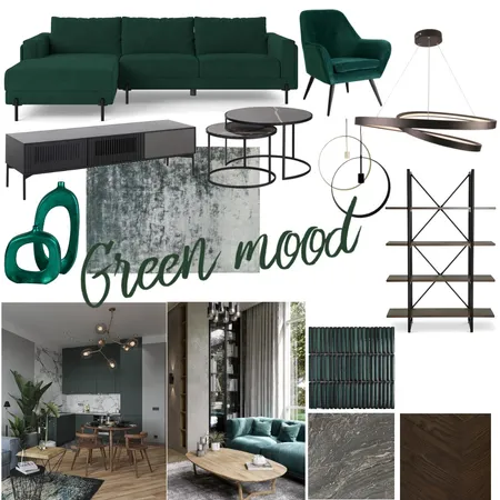 Luxury green mood interior Interior Design Mood Board by Julia_JI on Style Sourcebook