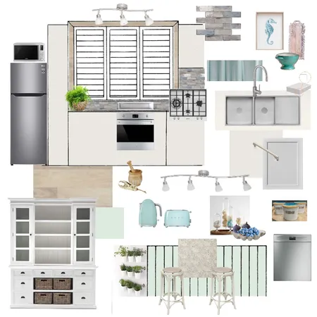 Coastal Kitchen Interior Design Mood Board by CY_art&design on Style Sourcebook