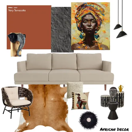 African Decor 2 Interior Design Mood Board by Gizelle Mouro on Style Sourcebook