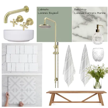 Mum's Bathroom Interior Design Mood Board by Eden & Birch Design Studio on Style Sourcebook