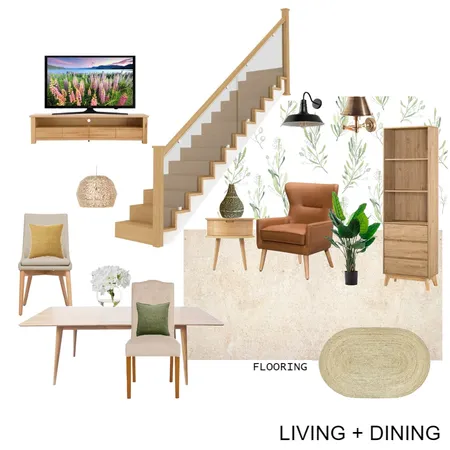 Living + Dinning Interior Design Mood Board by adjsfk on Style Sourcebook