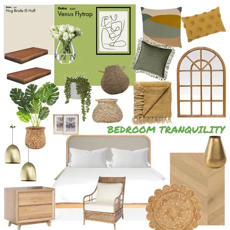 Breathing Bedroom Interior Design Mood Board by bmbownes on Style Sourcebook