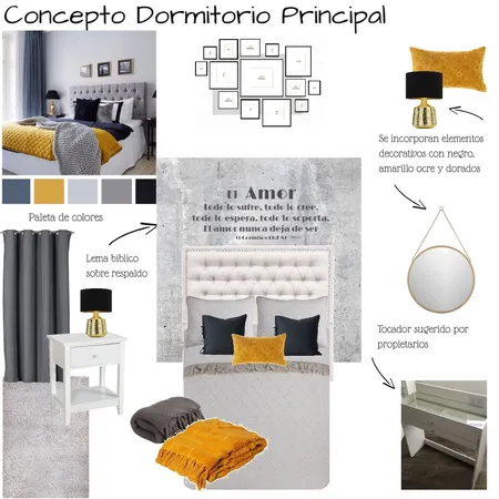 dormitorio principal definitivo Interior Design Mood Board by caropieper on Style Sourcebook