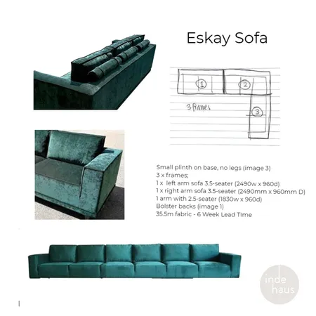 Eskay Sofa Interior Design Mood Board by indi haus on Style Sourcebook