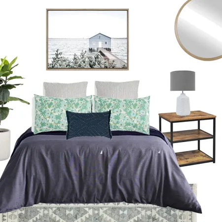 Vickery - Guest Bedroom Interior Design Mood Board by Holm & Wood. on Style Sourcebook