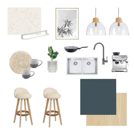 Coastal Navy Kitchen Interior Design Mood Board by samantha.milne.designs on Style Sourcebook