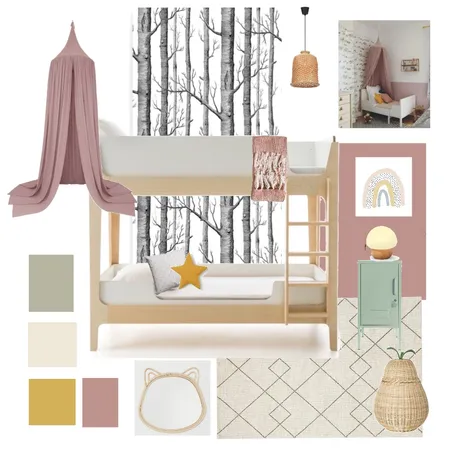 girls bedroom Interior Design Mood Board by Caroline Dadswell on Style Sourcebook