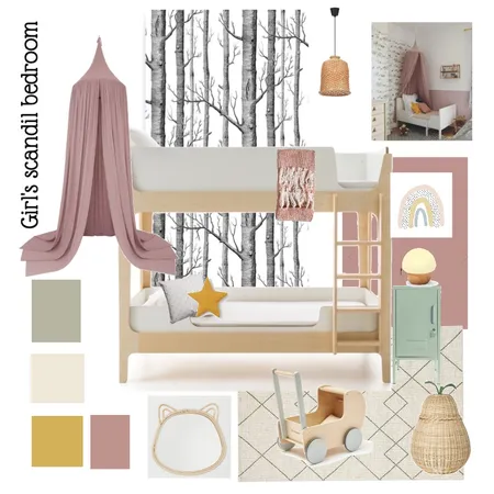 girls bedroom Interior Design Mood Board by Caroline Dadswell on Style Sourcebook