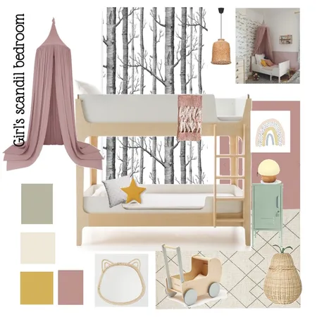 girls bedroom Interior Design Mood Board by Caroline Dadswell on Style Sourcebook