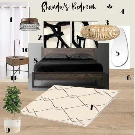 Shandu's Bedroom 2 Interior Design Mood Board by Nuria on Style Sourcebook