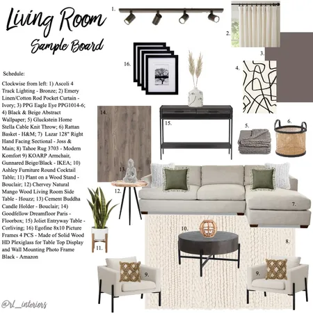 LR Interior Design Mood Board by rlgajda on Style Sourcebook