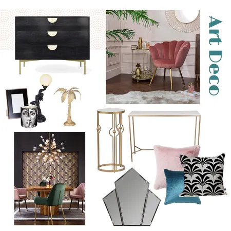 Art Deco Interior Design Mood Board by emilypointing on Style Sourcebook