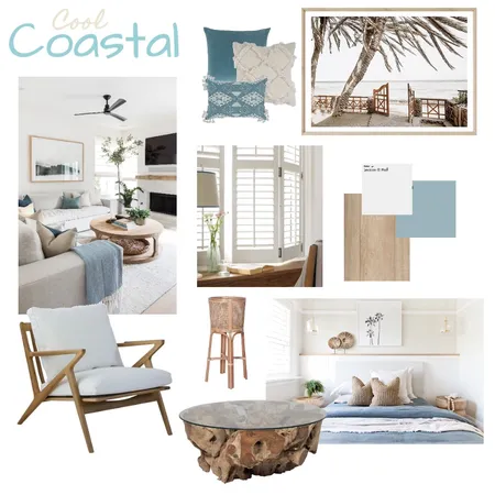 Cool Coastal Interior Design Mood Board by emilypointing on Style Sourcebook