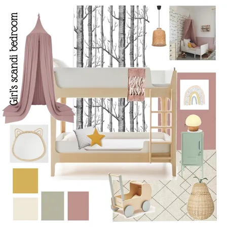 girls bedroom Interior Design Mood Board by Caroline Dadswell on Style Sourcebook