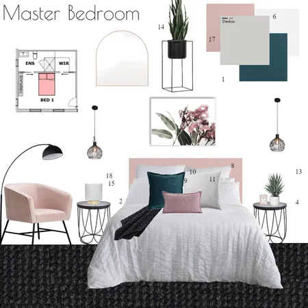 Master bedroom Interior Design Mood Board by Our home in the Grange on Style Sourcebook