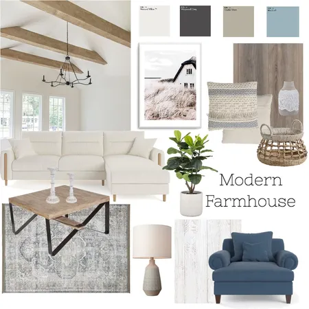 Modern Farmhouse Interior Design Mood Board by nicolepetersdesign on Style Sourcebook