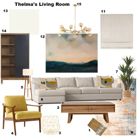 Thelma's Redesigned Living Room Interior Design Mood Board by soskib on Style Sourcebook