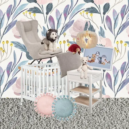 Mychael and Amelia nursery Interior Design Mood Board by Jessi on Style Sourcebook