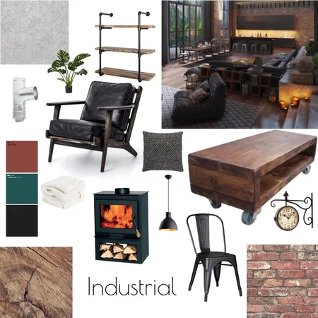 Industrial Interior Design Mood Board by HilaryHarris on Style Sourcebook