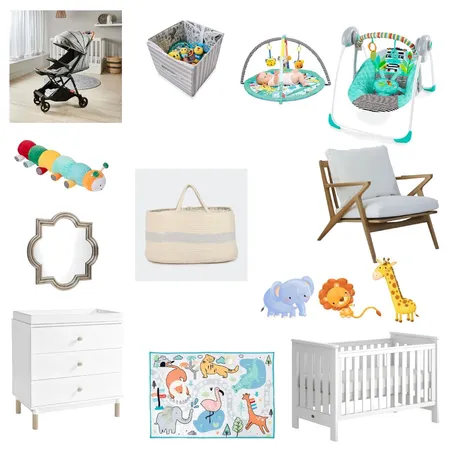 nursery attempt 1 Interior Design Mood Board by teztn on Style Sourcebook