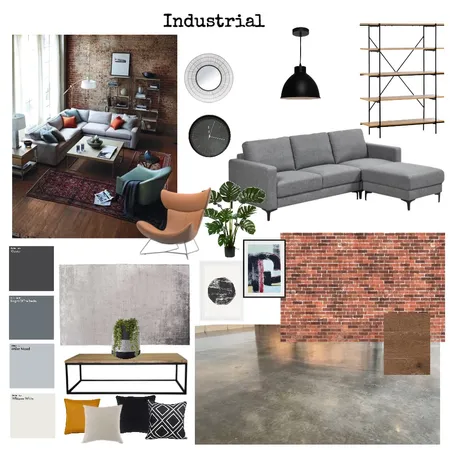 Calm Industrial Interior Design Mood Board by Kim Jones on Style Sourcebook