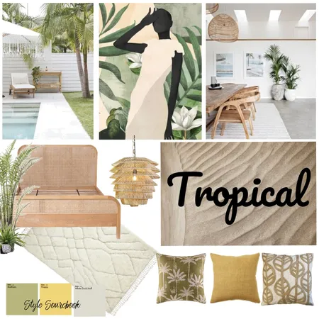 Tropical Interior Design Mood Board by alicegumbley on Style Sourcebook