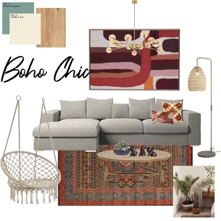 Bohemian Style Interior Design Mood Board by emily.irving on Style Sourcebook