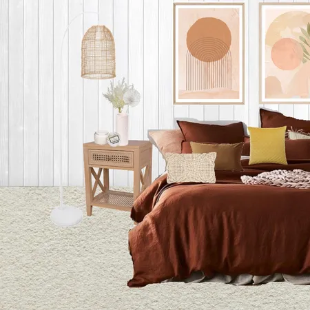 Warm tone bedroom Interior Design Mood Board by laurenfurious on Style Sourcebook