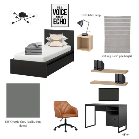 Jacob's room Interior Design Mood Board by LC Design Co. on Style Sourcebook