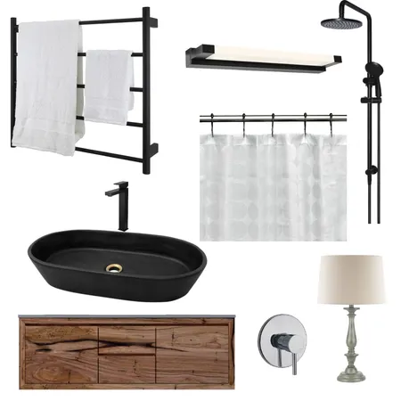 Industry Style Bathroom Interior Design Mood Board by qihe on Style Sourcebook